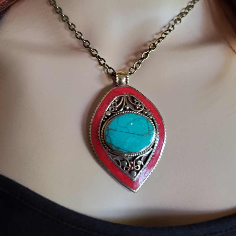 Tibetan Long Or Short Necklace - Picture 2 of 11